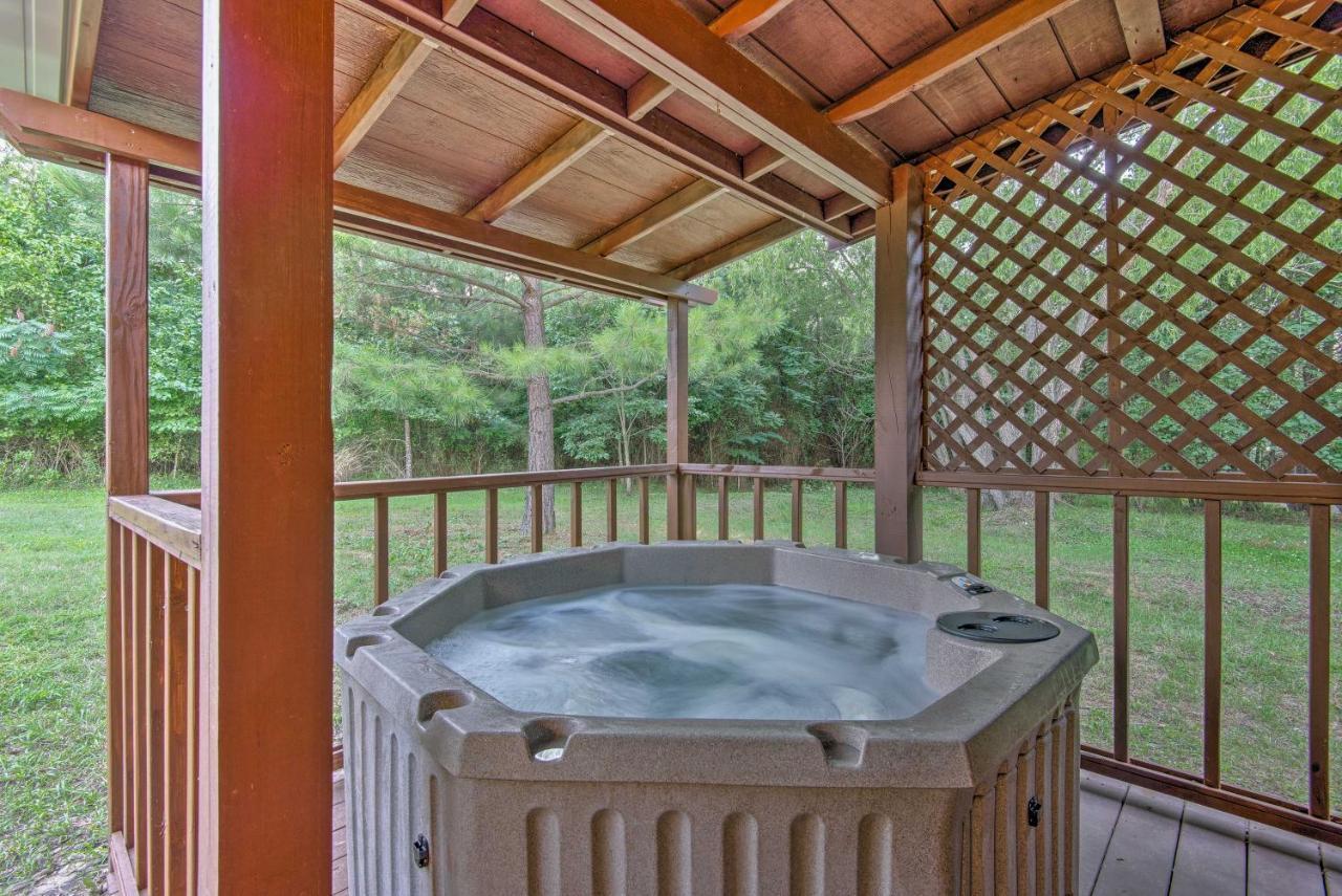 Broken Bow Starlight Cabin With Private Hot Tub! Exteriör bild